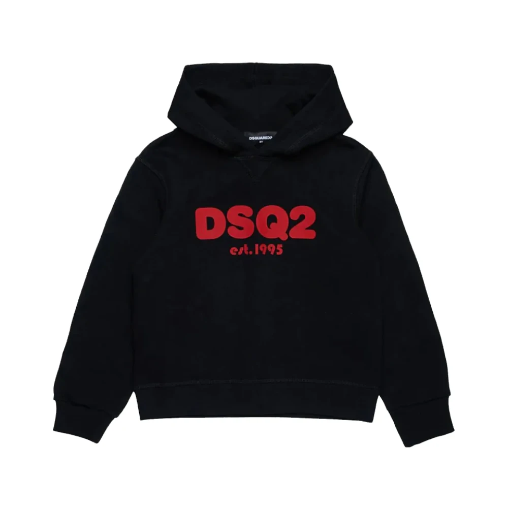 Dsquared2 Rocky Logo Huvtröja Black, Unisex