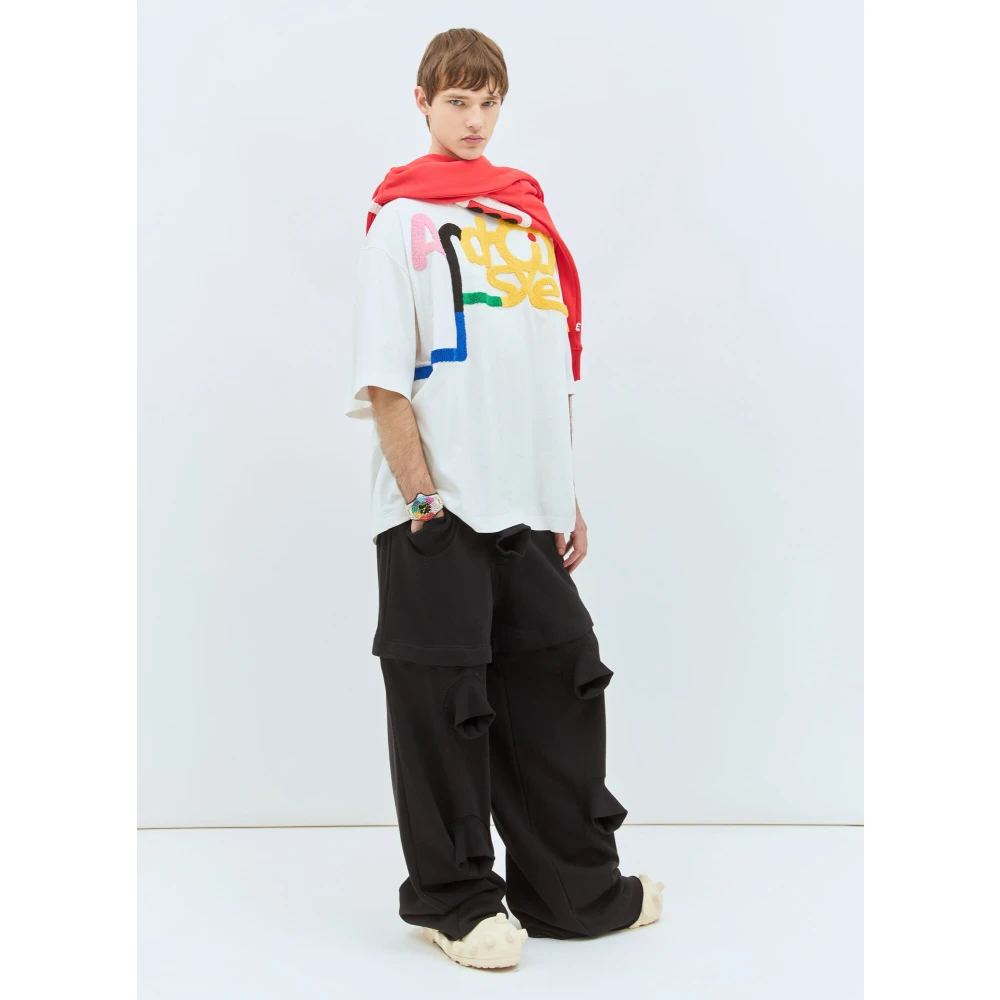 Walter Van Beirendonck Katoenen Jersey Android T-Shirt White Heren