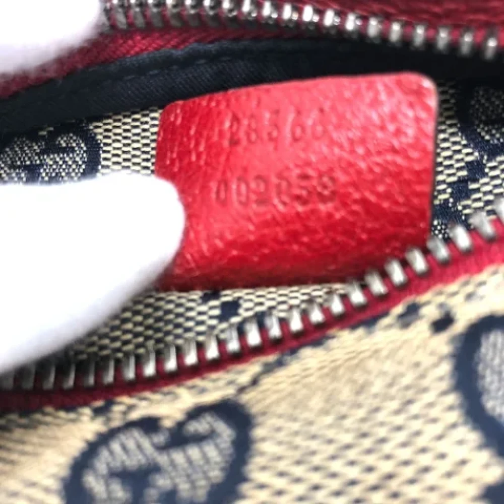 Gucci Vintage Pre-owned Canvas gucci-bags Blue Heren