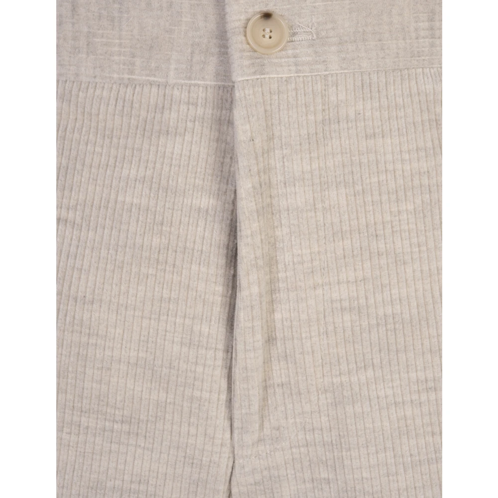 Hugo Boss Bruine Cargo Corduroy Broek Brown Heren