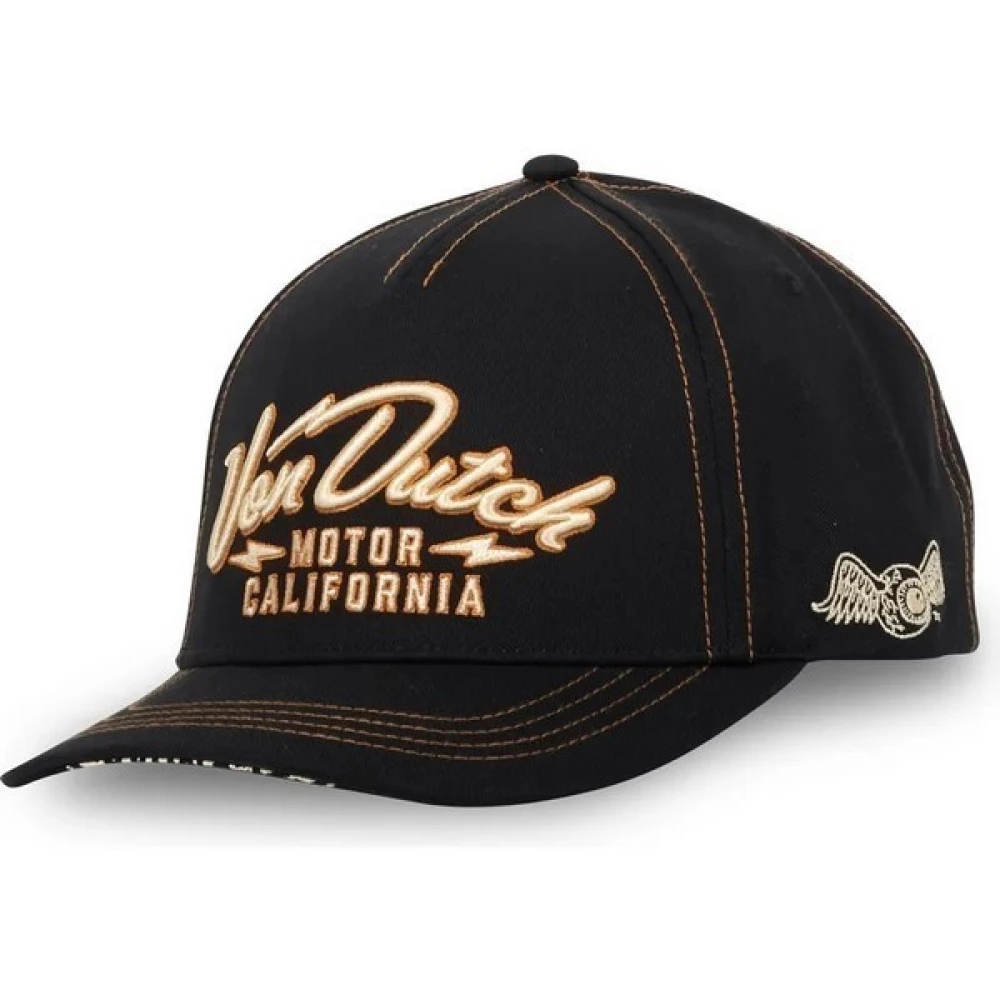 Von Dutch Zwarte Rock Trucker Cap Black Heren