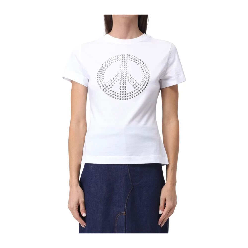 Moschino Witte T-shirts en Polos White Dames