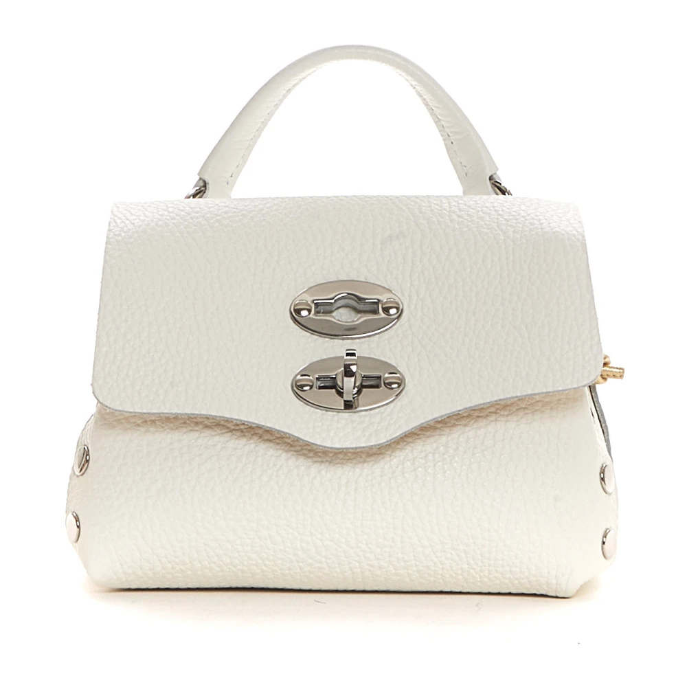 Zanellato Chique Melkwitte Schoudertas White Dames