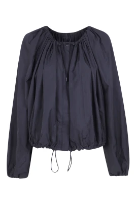 Gathered Parachute Coat