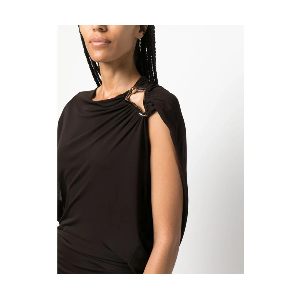 Lanvin Maxi Dresses Brown Dames