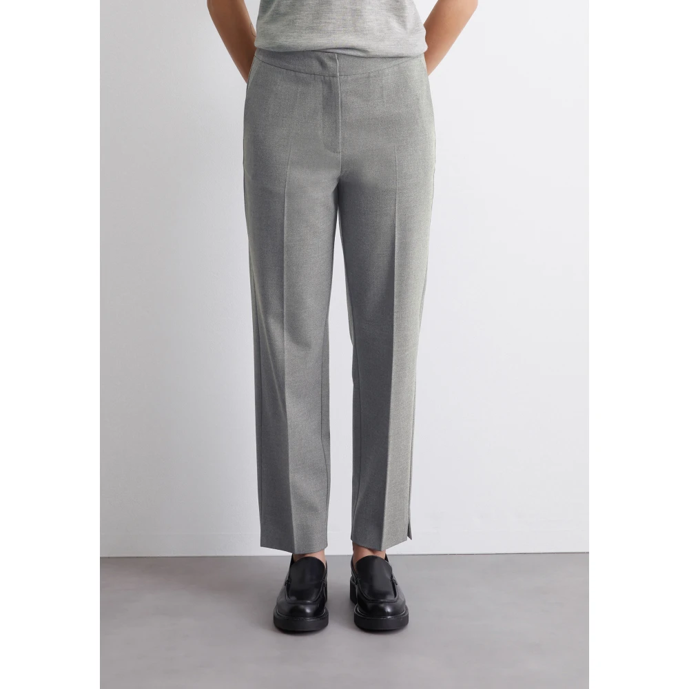 Marc O'Polo Cigaretbroek slim Gray Dames
