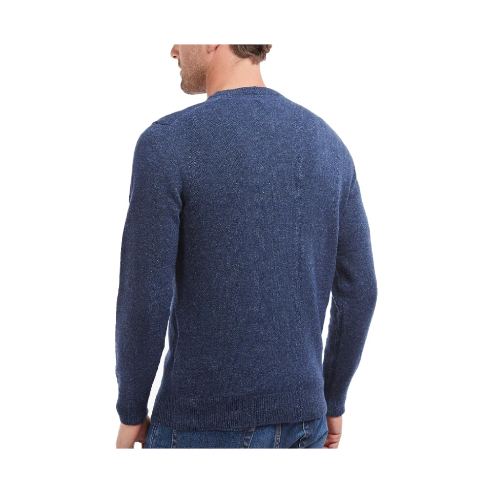 Barbour Rondgebreide trui Blue Heren