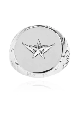 Star-engraved Ring