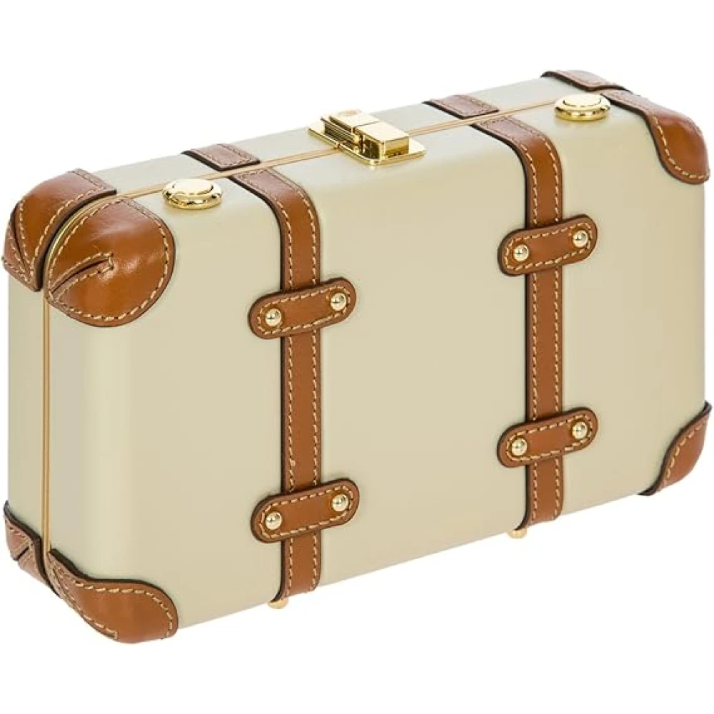 Bric's Stijlvolle Crème Accessoires Tas Beige Dames