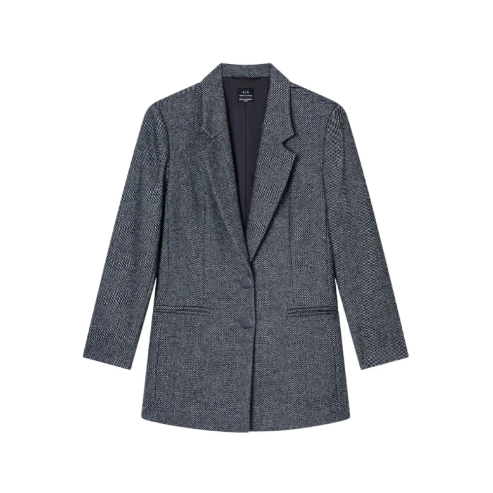 Armani Exchange Damen Grau Jacken, Sgröße: