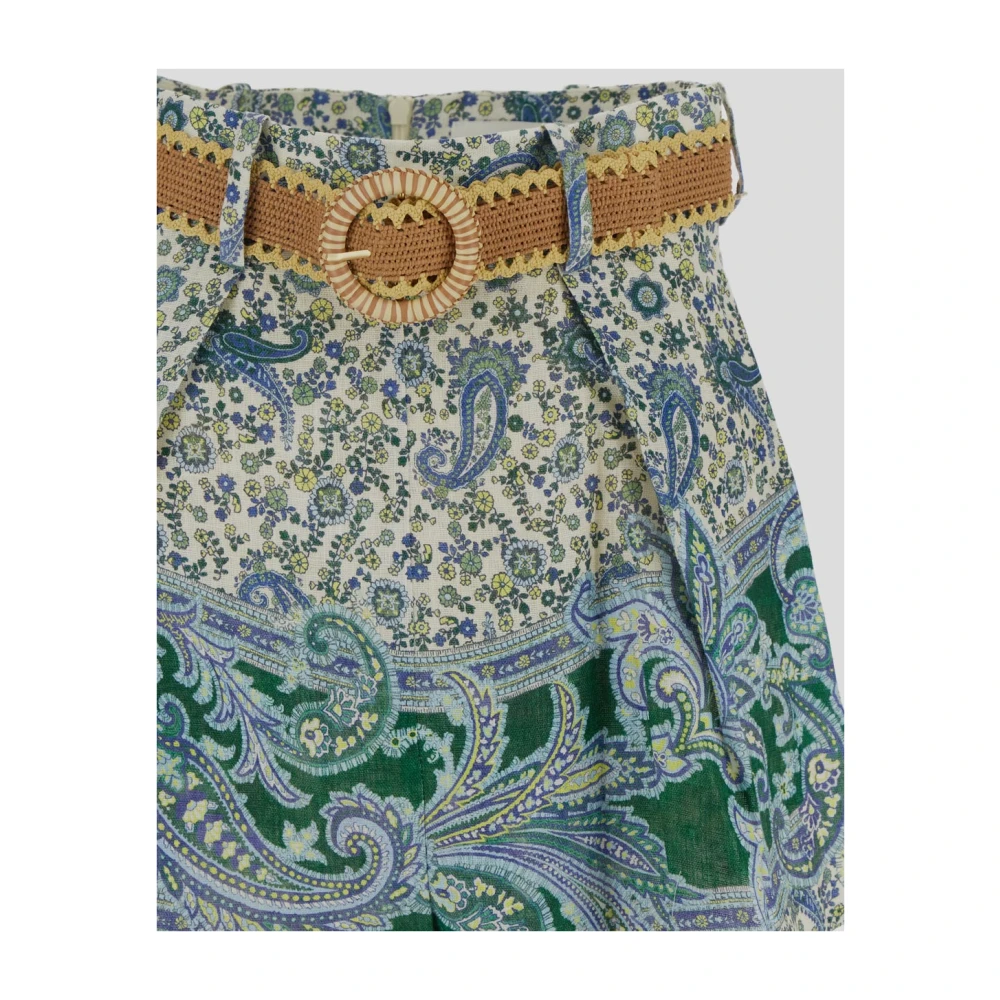 Zimmermann Linnen Tuck Short Multicolor Dames