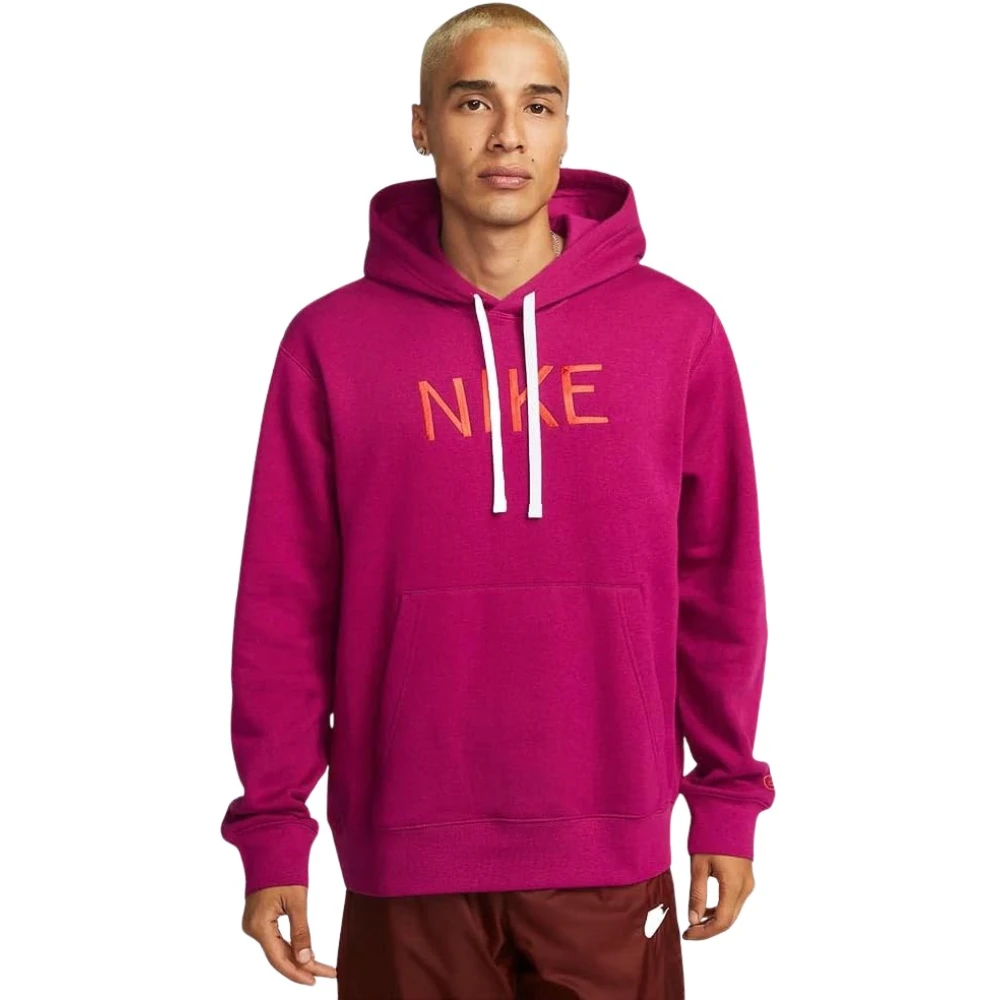Nike Dynamische Berry Hoodie Sweatshirt Purple Heren