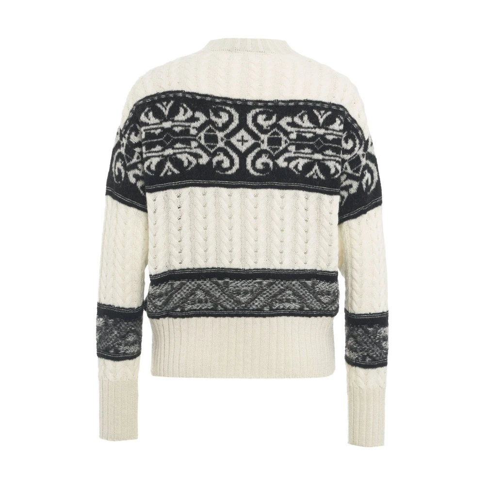 Akep Witte Gebreide Kleding Aw24 Handwas Multicolor Dames