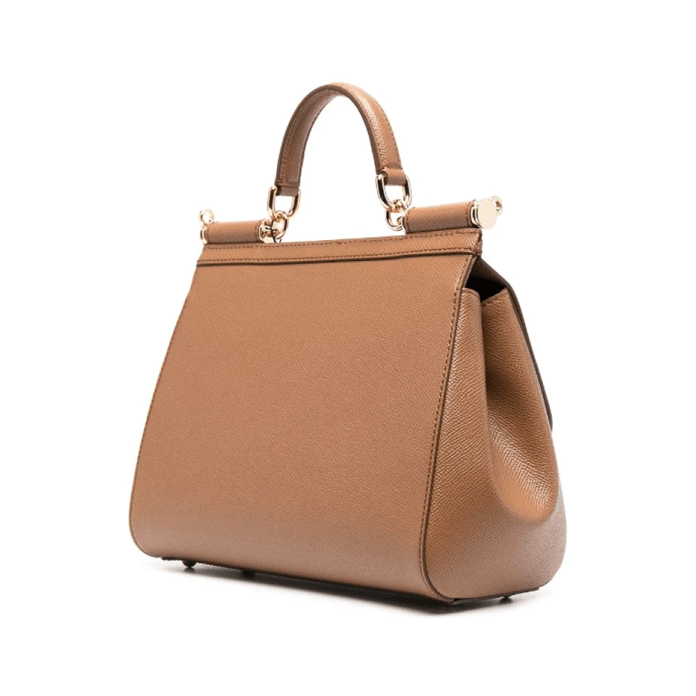 Dolce & Gabbana Bruine Schoudertas met Stijl Beige Dames