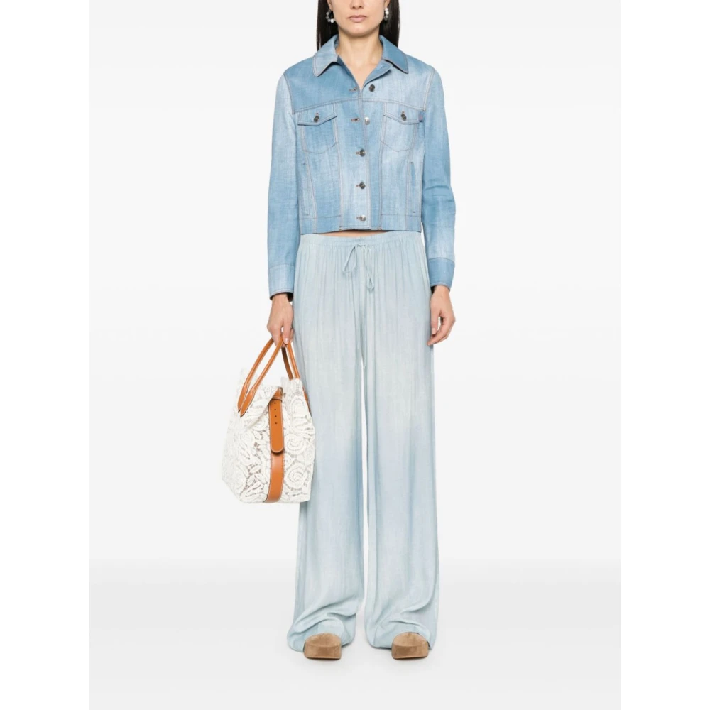 Ermanno Scervino Blauwe bovenkleding voor vrouwen Ss25 Blue Dames