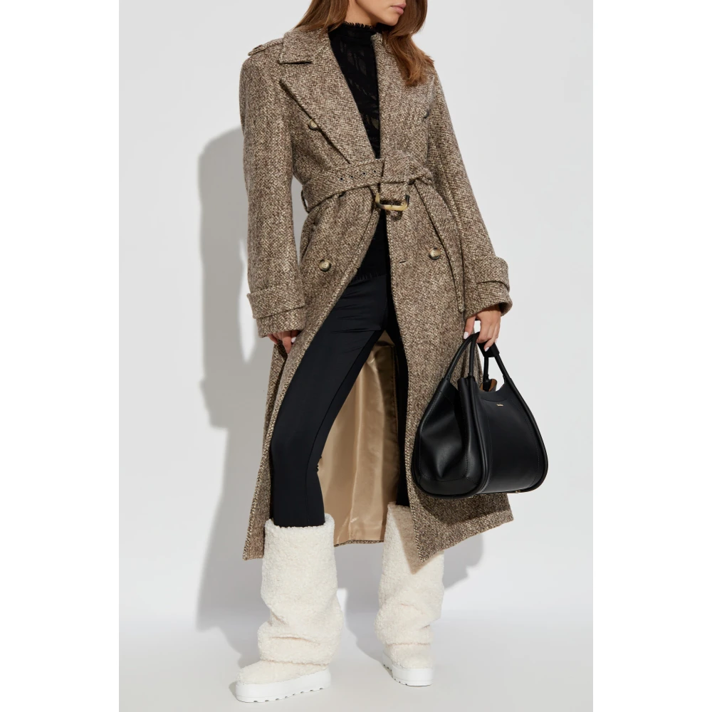 SPORTMAX Dubbelbreasted jas Brown Dames