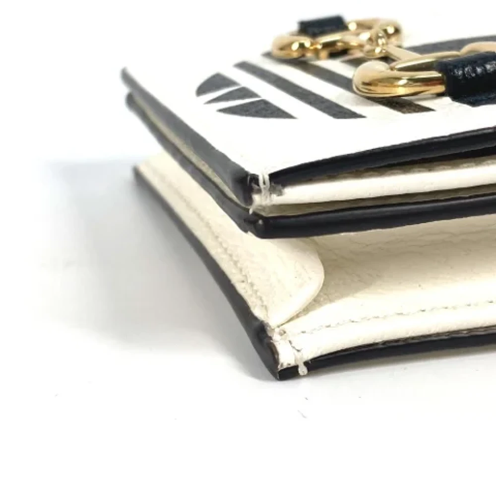 Gucci Vintage Pre-owned Leather wallets White Dames