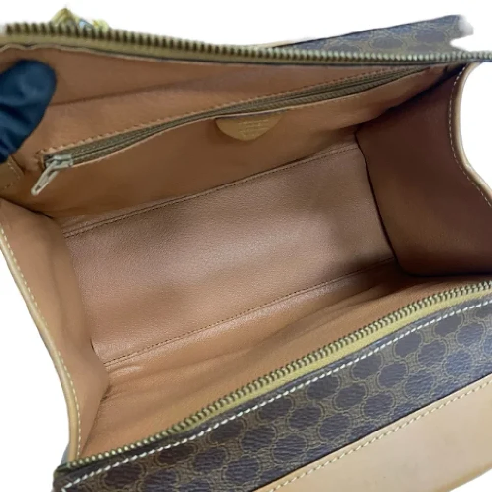 Celine Vintage Pre-owned Leather celine-bags Brown Dames