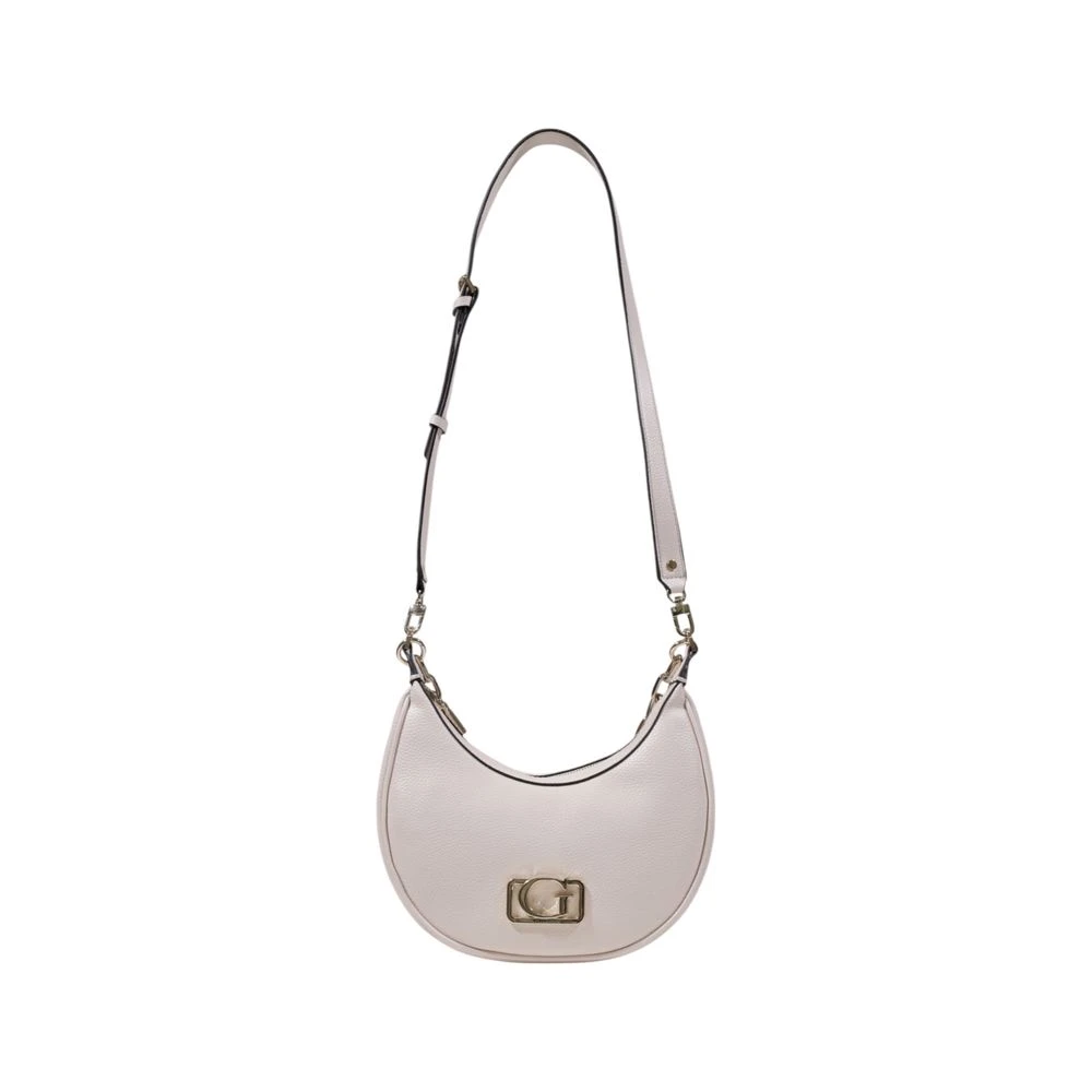Guess Women's Pink Polyethylene Handbag With Chain Detail