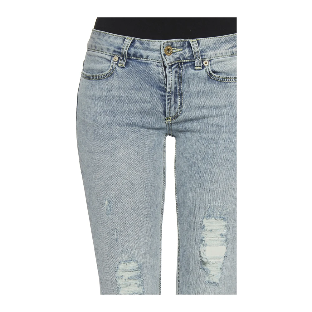 Dondup Denim Neon Jeans Blue Dames