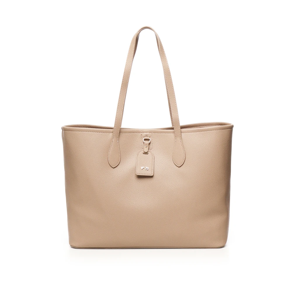 V73 Beige Schoudertas met Bovenhandvatten Beige Dames