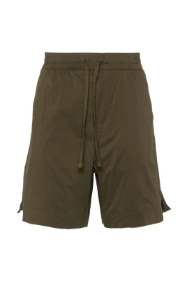 Militärgrön Logo Patch Shorts