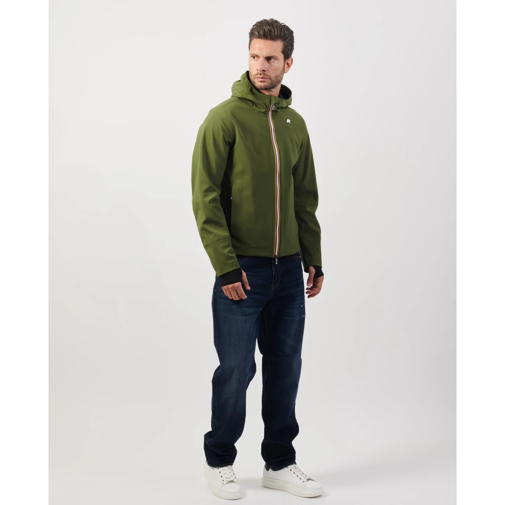 K-way Groene Urban Slim Jas Green Heren