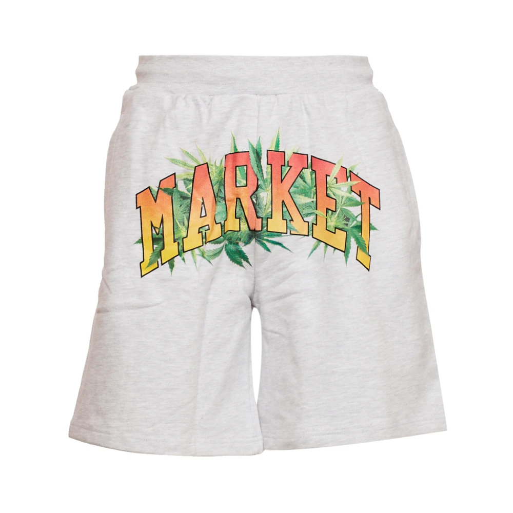 Market Casual Shorts Gray Heren