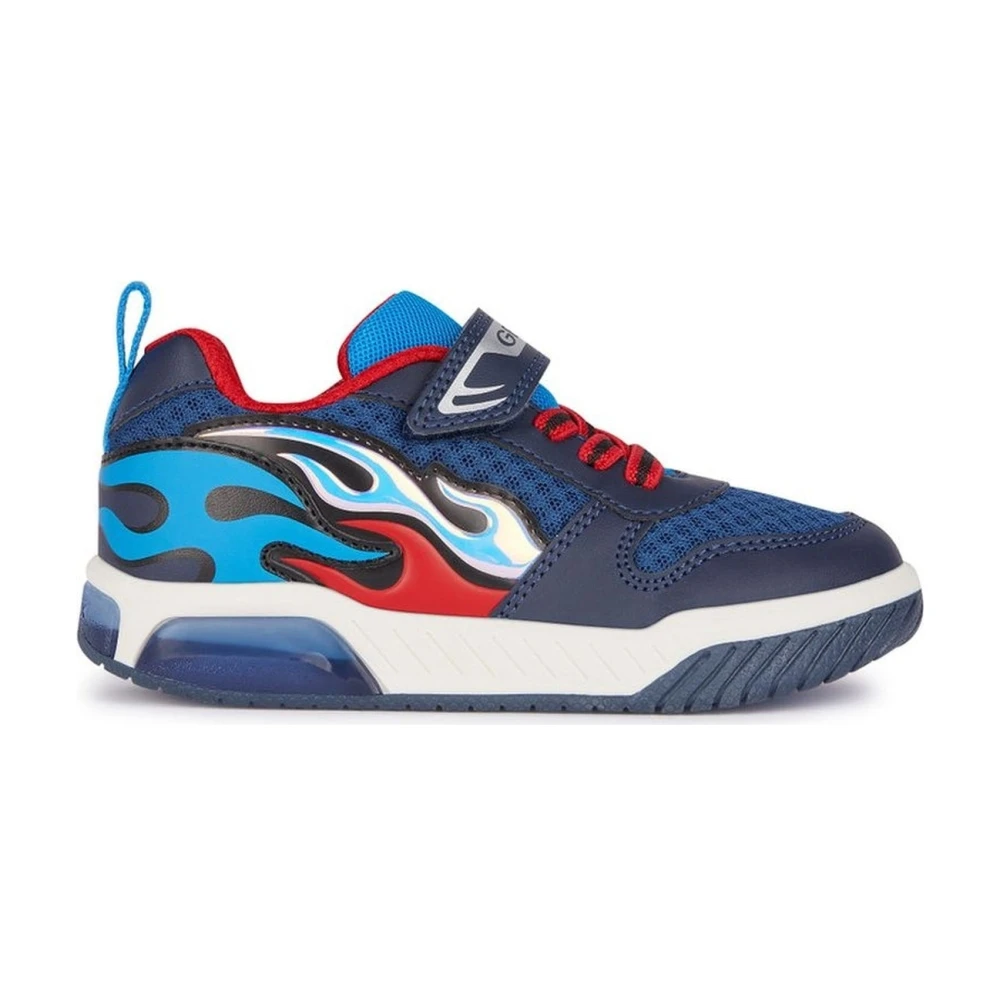 Geox Boys Multicolor Kids Sneakers, 32 Eu, Inek Trainers