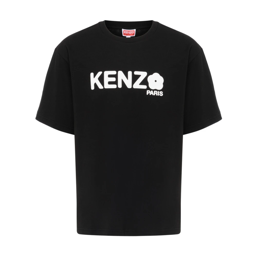 Kenzo Bloemen Oversized Shirt Black Heren