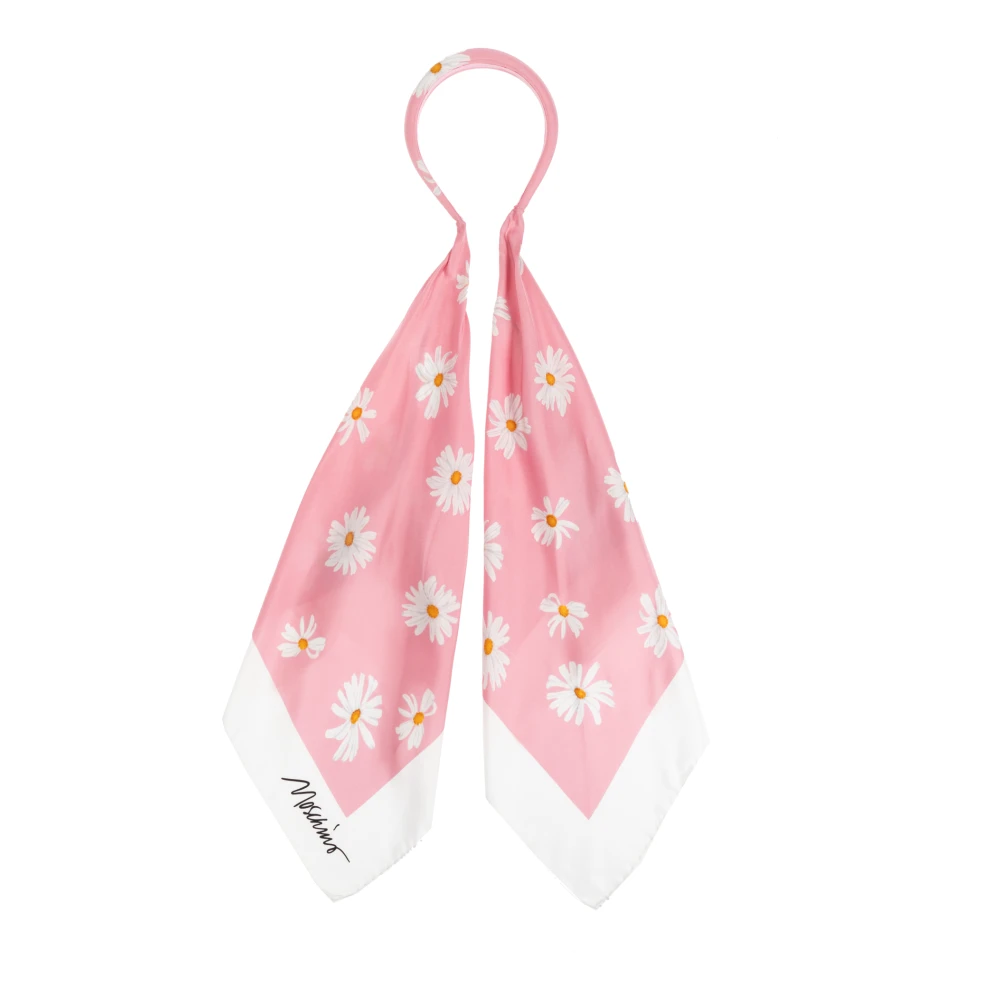 Moschino Hoofdband met sjaal Pink Dames