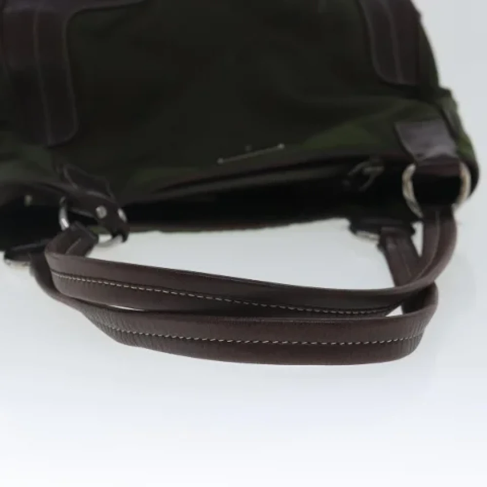 Prada Vintage Pre-owned Nylon prada-bags Brown Dames