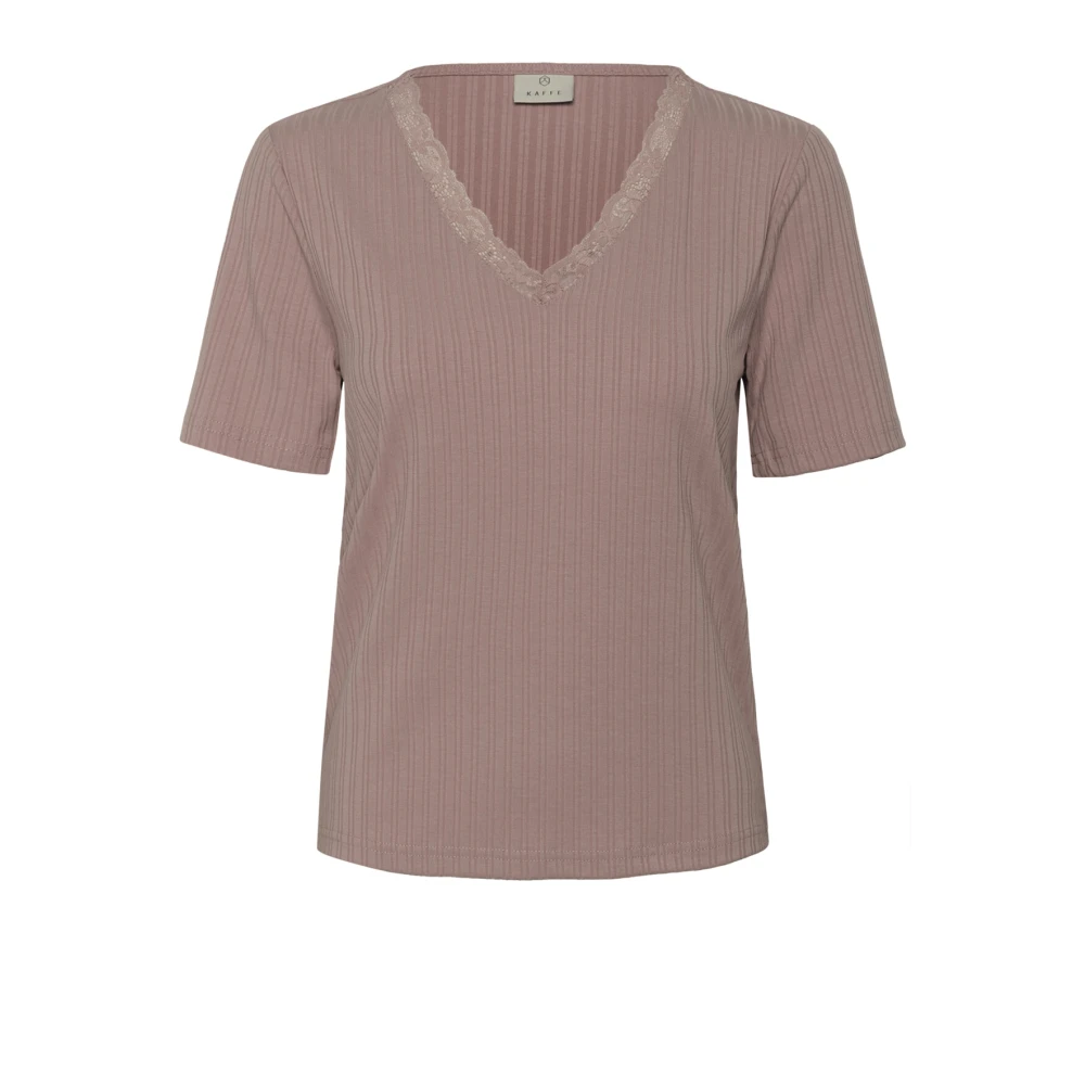 Kaffe - Tops > T-Shirts - Brown - Kaffe - Modalova
