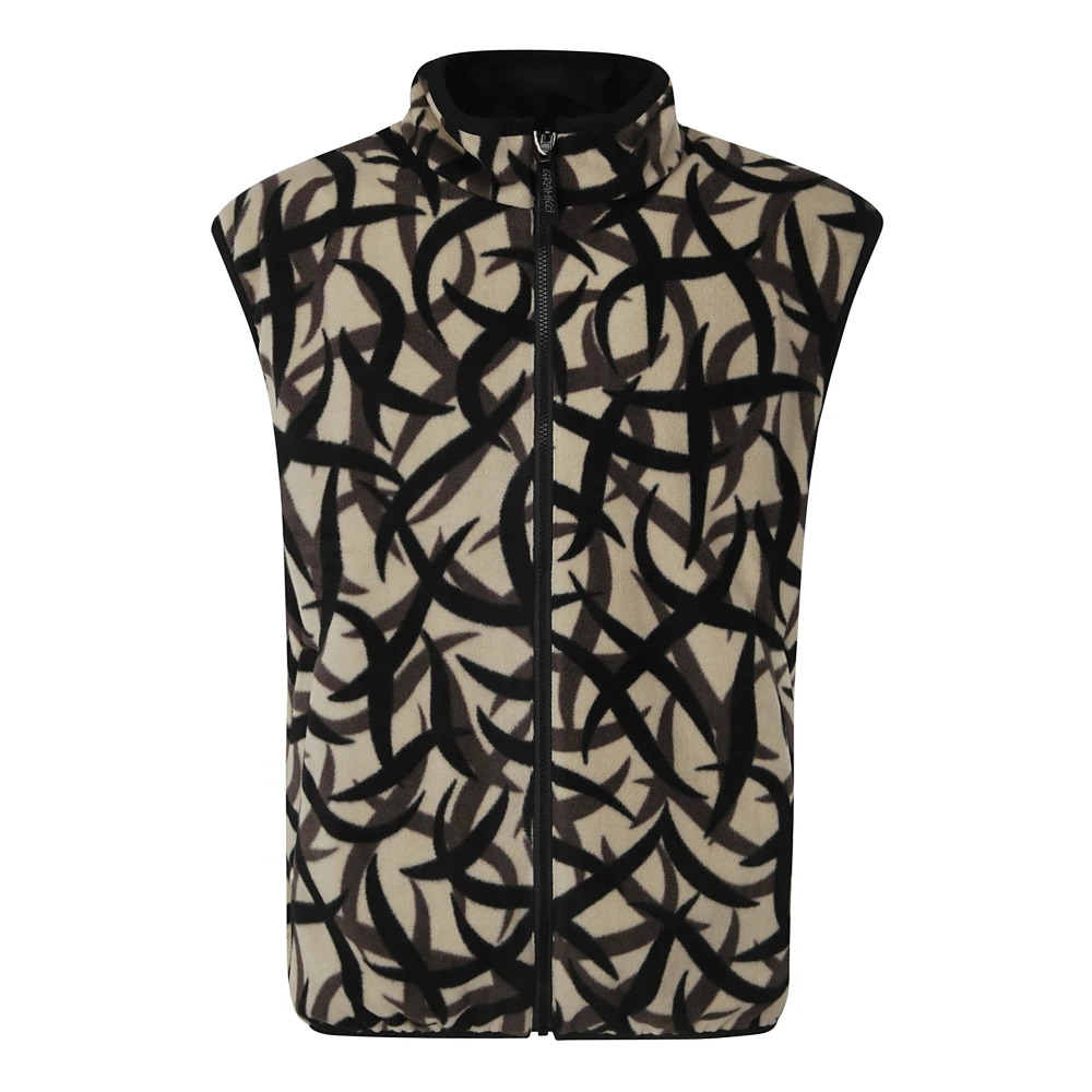 Gramicci Omkeerbaar Fleece Vest Multicolor Heren