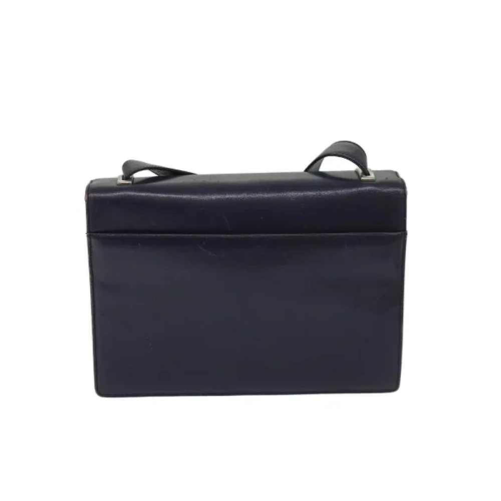 Prada Vintage Pre-owned Leather prada-bags Purple Dames