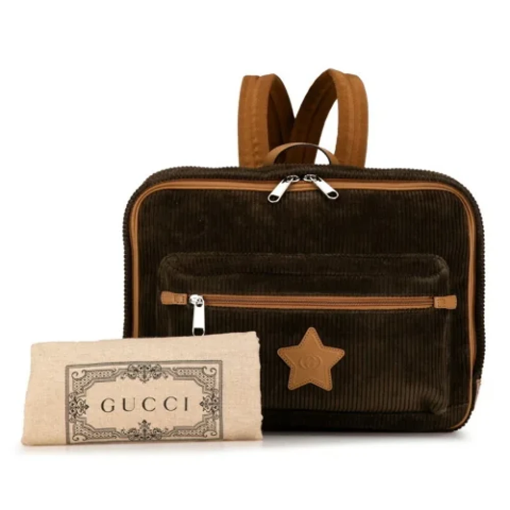Gucci Vintage Pre-owned Leather shoulder-bags Brown Dames