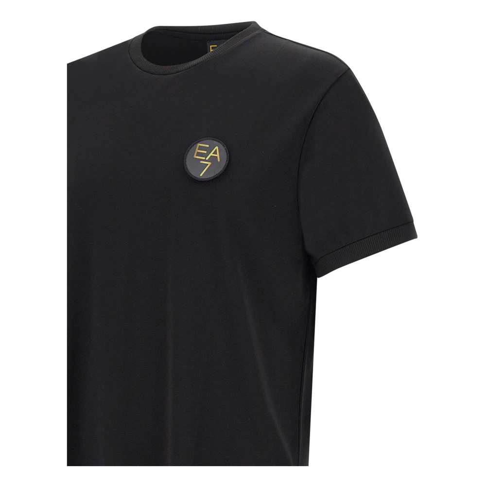 Emporio Armani EA7 T-Shirts Black Heren