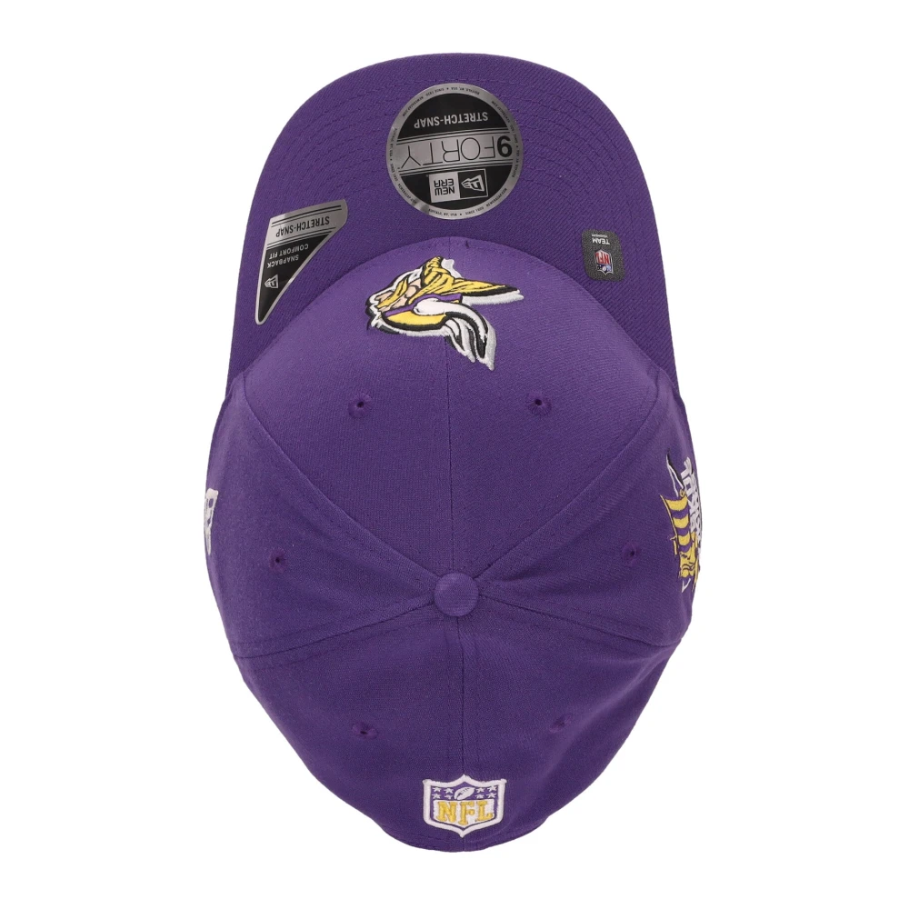new era Gebogen Klep Hoed NFL Draft Vikings Purple Heren
