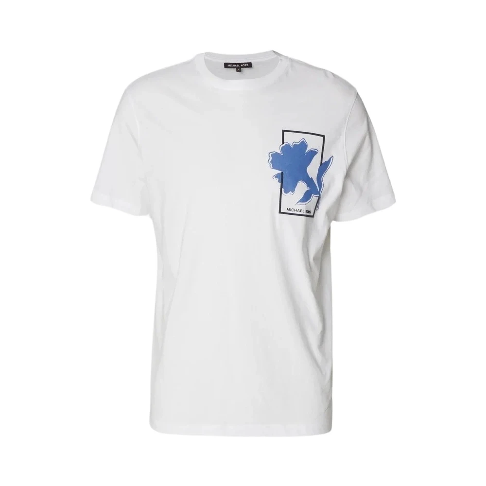 Michael Kors Casual Katoenen T-Shirt voor Mannen White Heren