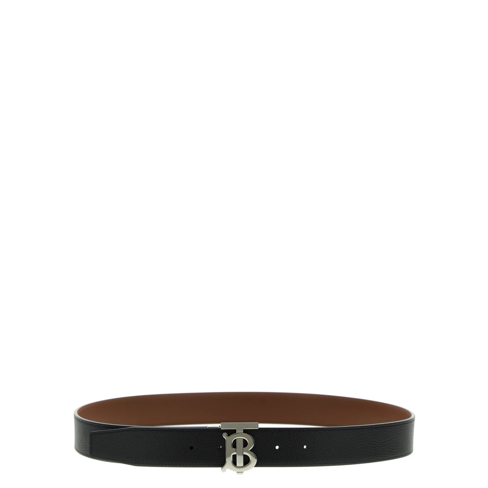 Burberry Men's Reversible Leather Tb Belt