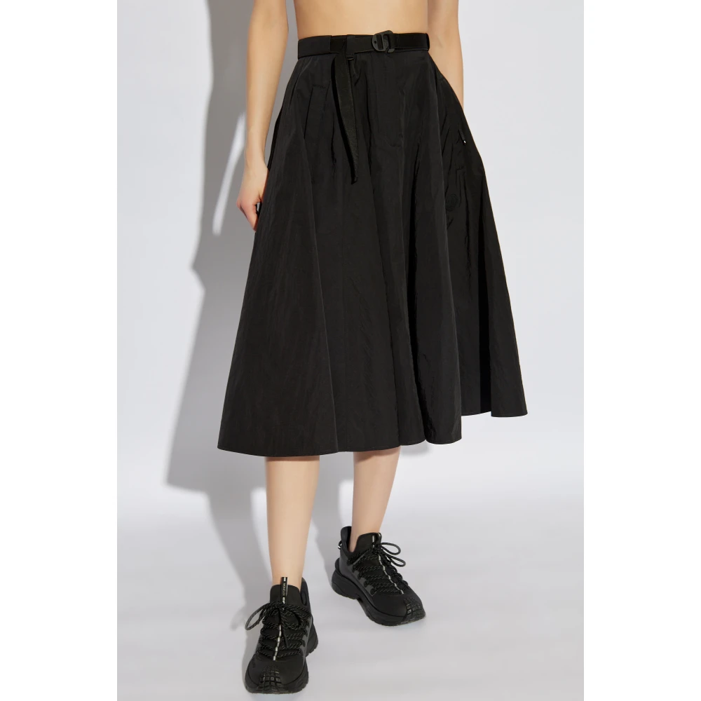 Moncler Uitlopende rok Black Dames