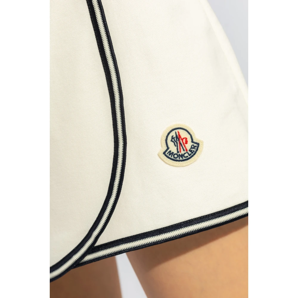 Moncler Rok met logo White Dames