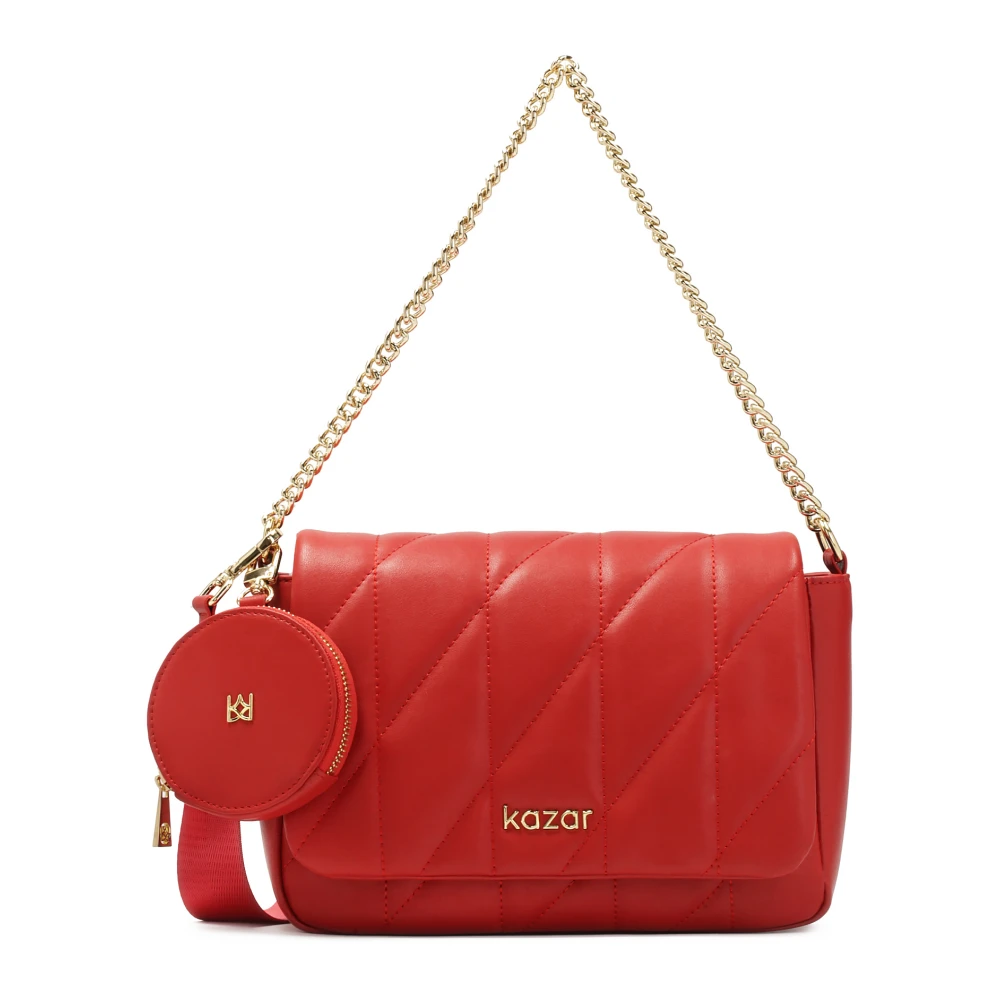 Kazar Rode riem handtas met afneembare portemonnee Red Dames