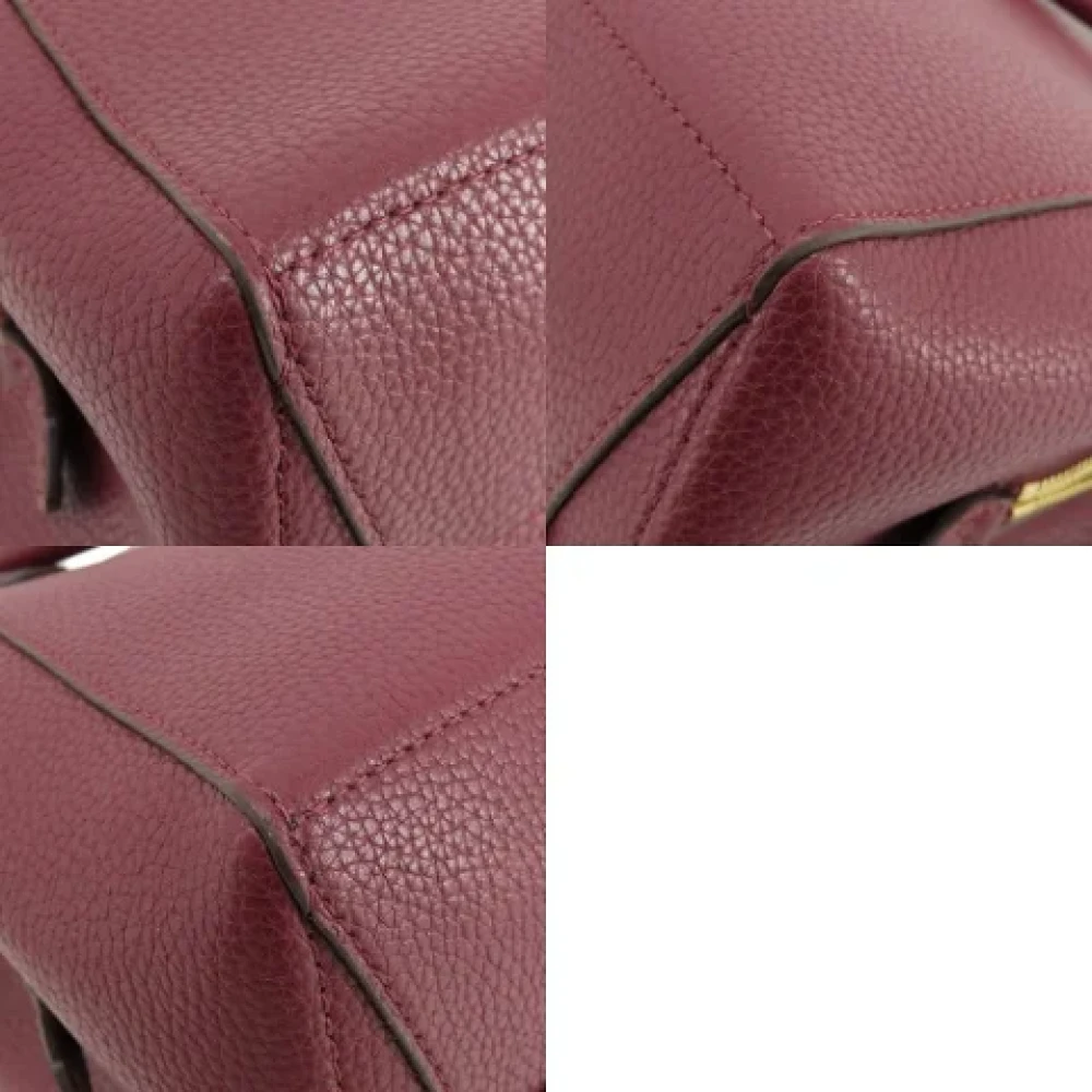 Michael Kors Pre-owned Leather handbags Red Dames