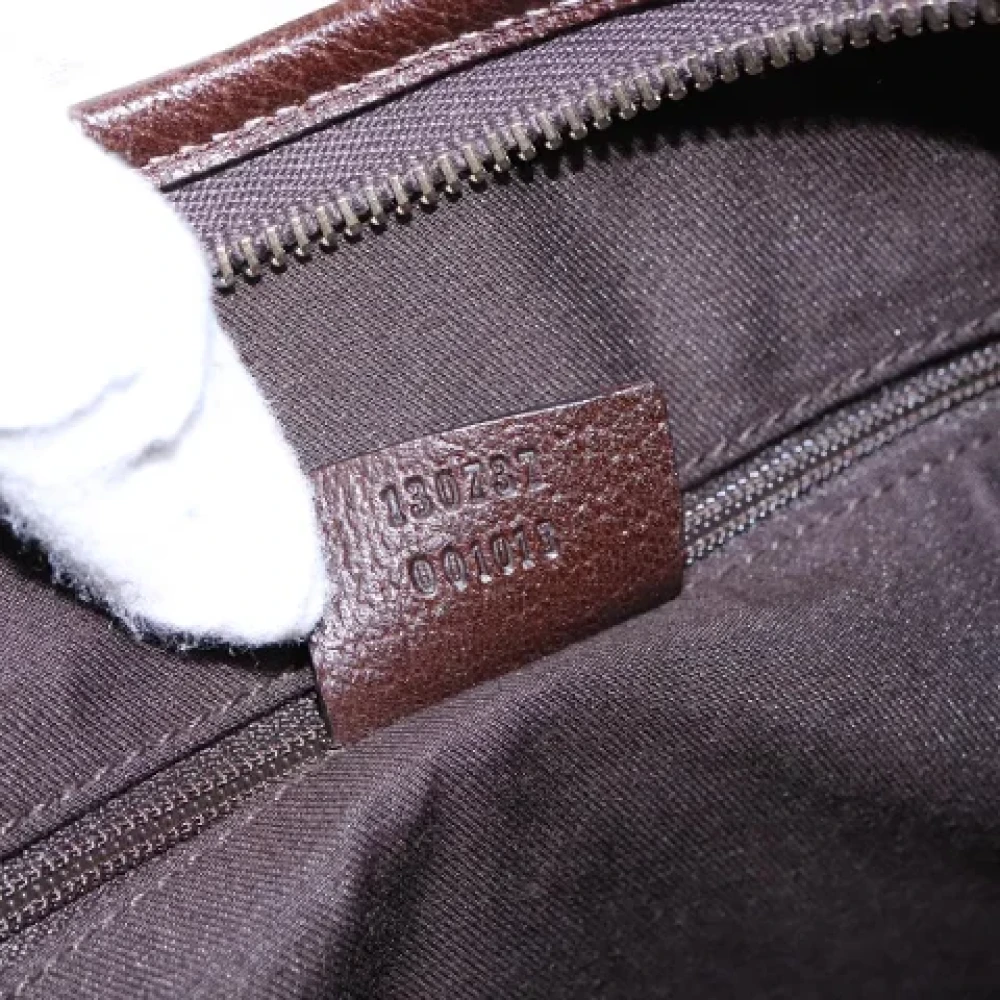 Gucci Vintage Pre-owned Canvas gucci-bags Beige Dames