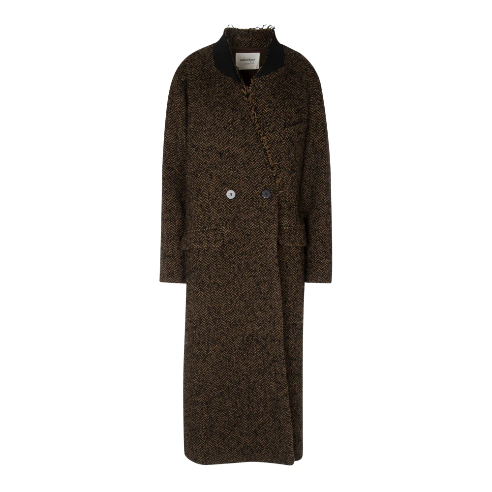 Ottod'Ame Stijlvolle Dj0036 Universele Jas Black Dames
