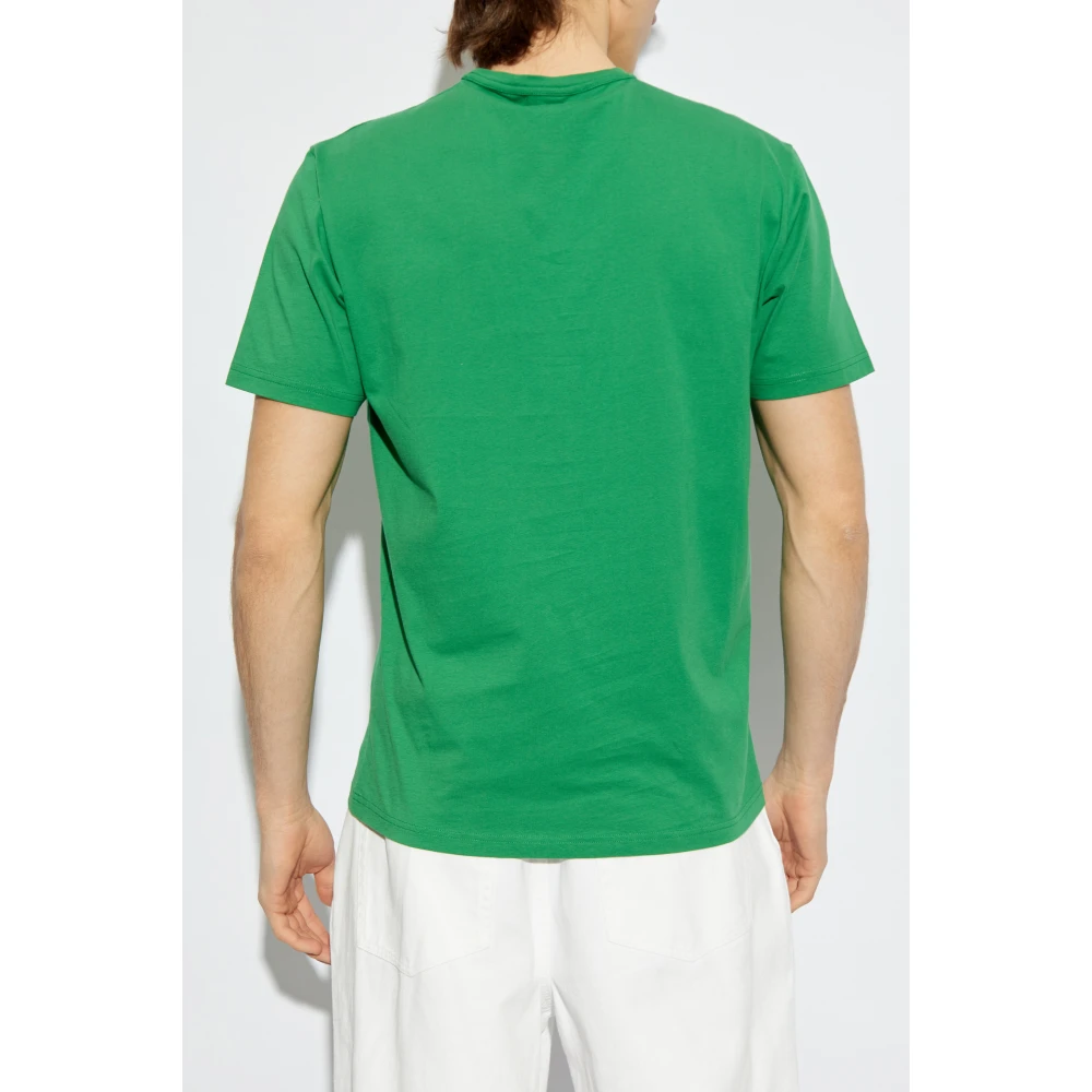 Woolrich T-shirt met print Green Heren