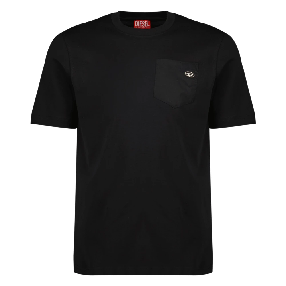 Diesel Uomo Nero Top, L, New,
