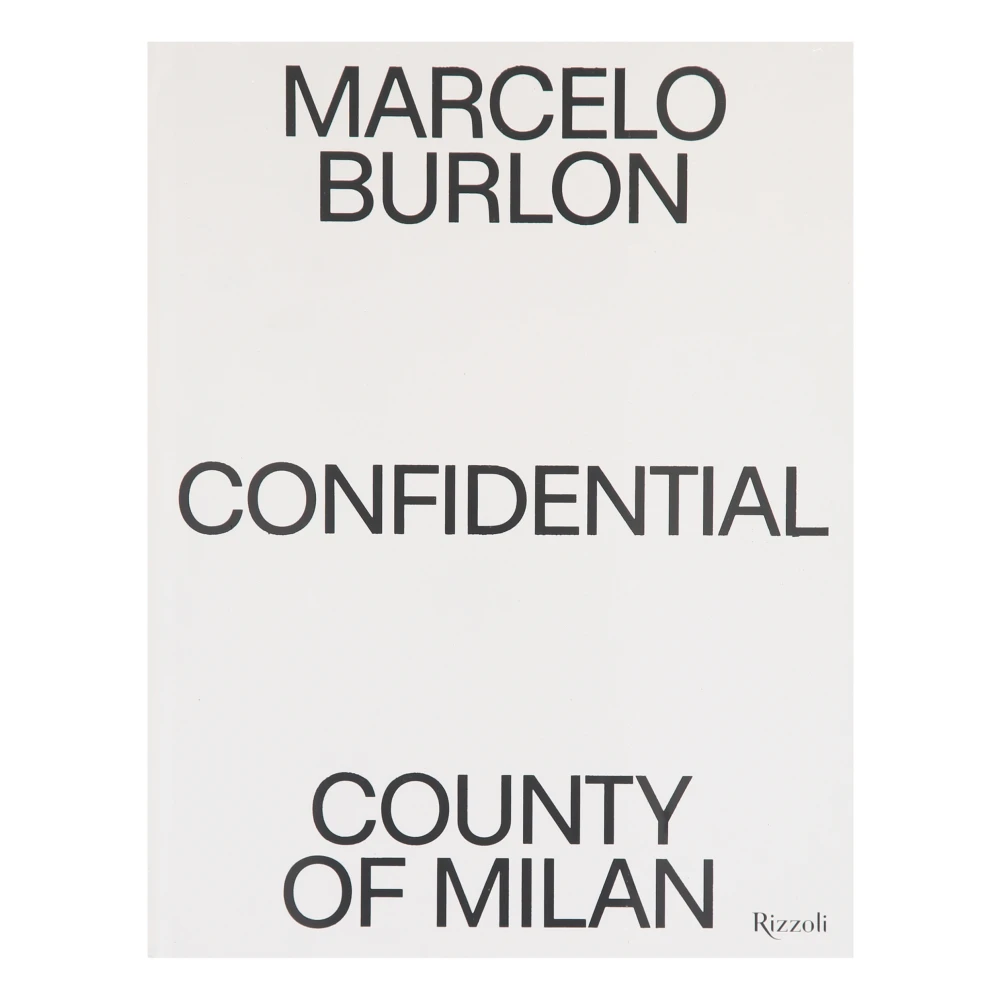 Marcelo Burlon Vertrouwelijk Milan County Mode Boek White Heren