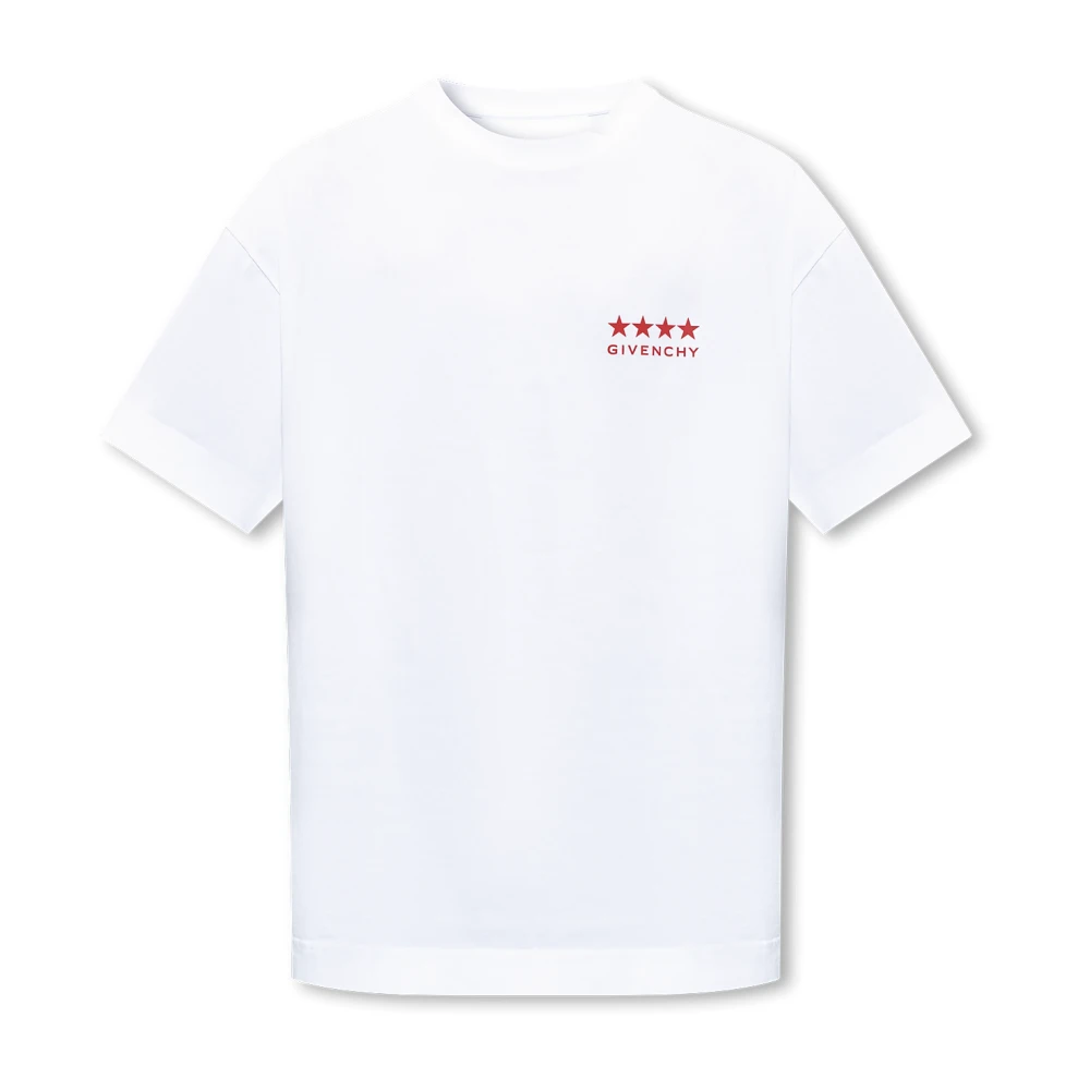 Givenchy T-shirt met logo White Heren